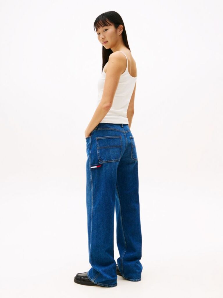 White Ribbed Slim Spaghetti Strap Top  Women