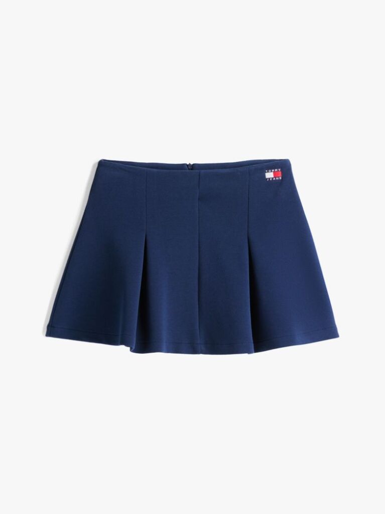Blue Fit And Flare Mini Skirt  Women