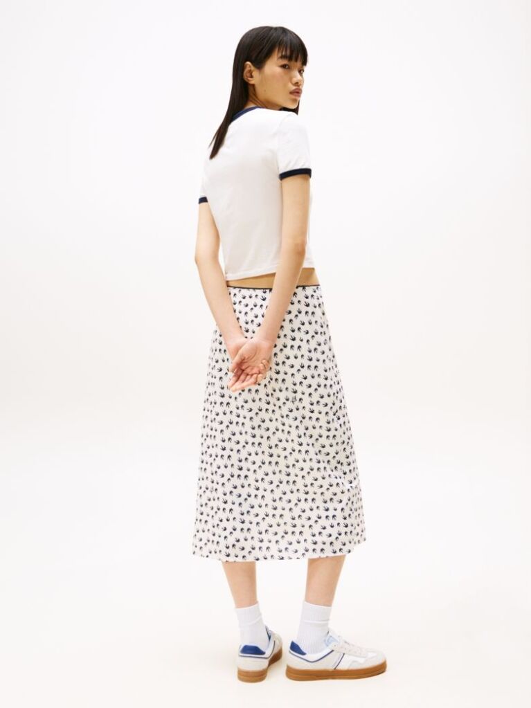 Multi Trim Midi Skirt  Women