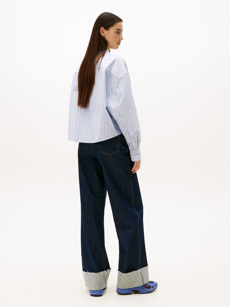 Multi Crop Oxford Shirt  Women