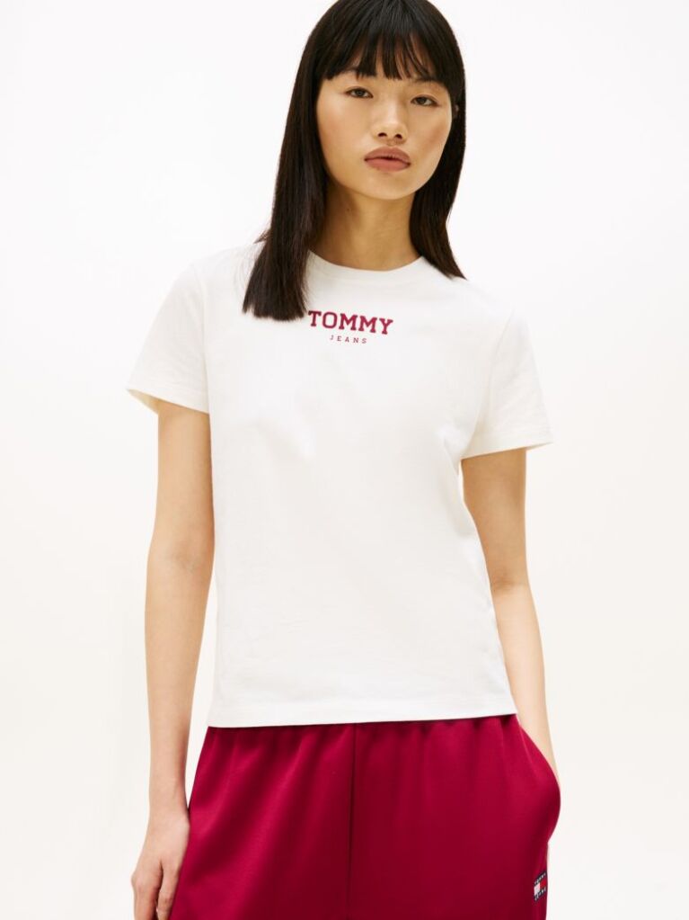 Beige Essential Regular Logo T-Shirt  Women
