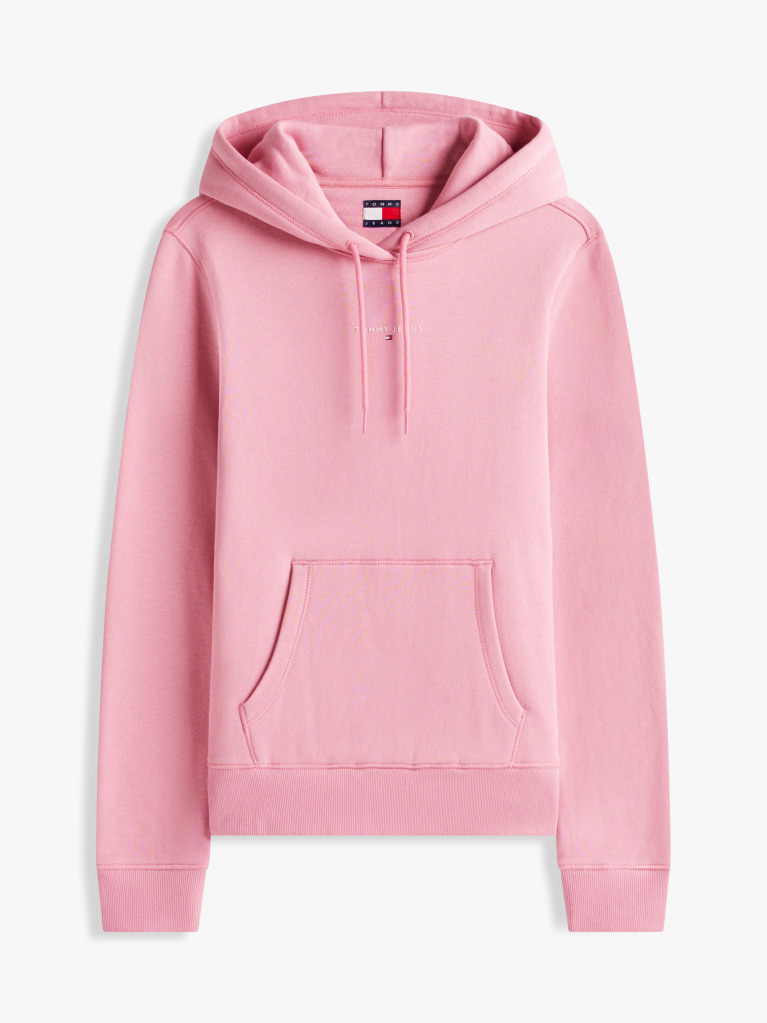 Pink Linear Logo Fleece Hoody  Women