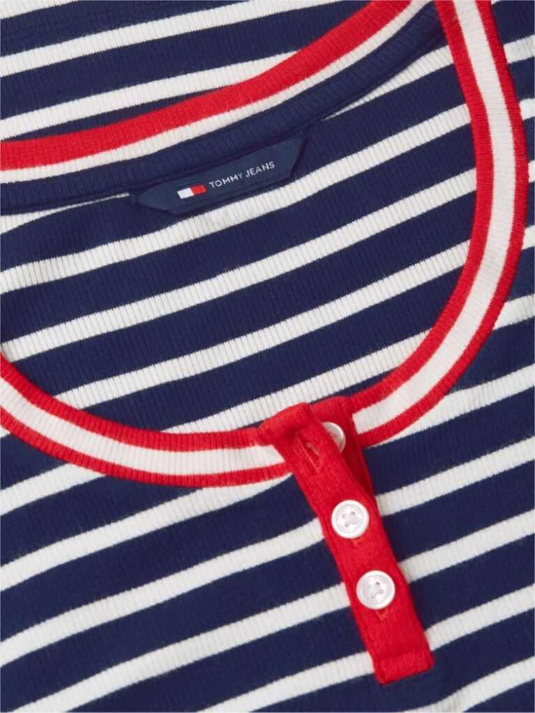 Multi Slim Henley T-Shirt  Women