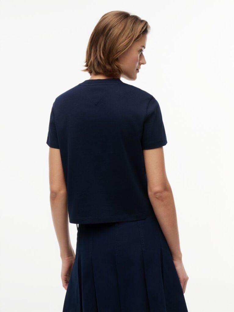 Blue Tommy Flag T-Shirt  Women