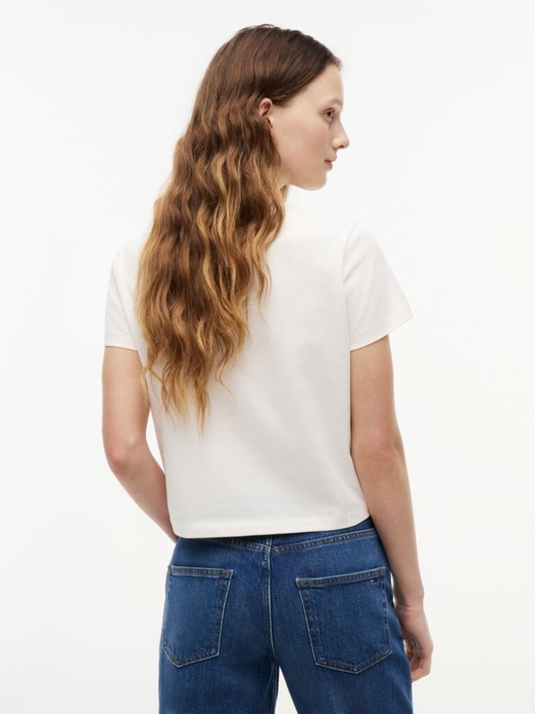 White Tommy Flag T-Shirt  Women