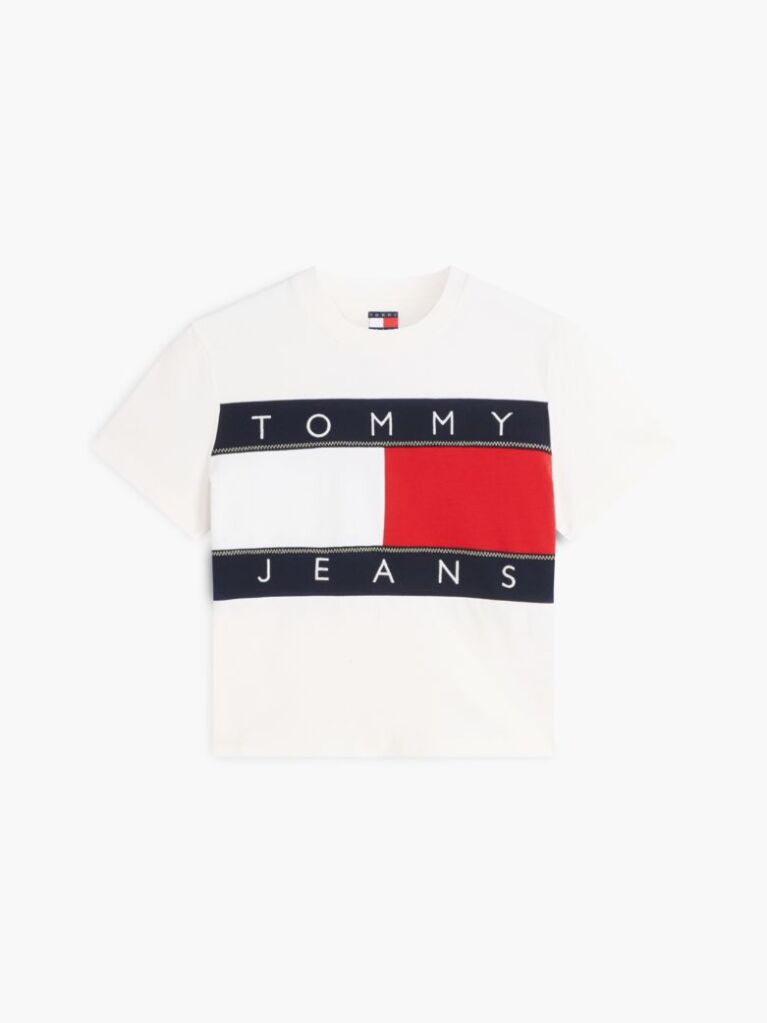 White Tommy Flag T-Shirt  Women