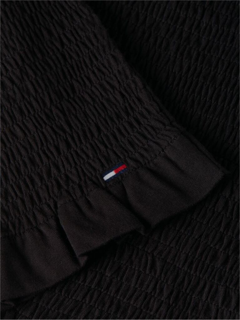 Black Smock Slim Strap Top  Women
