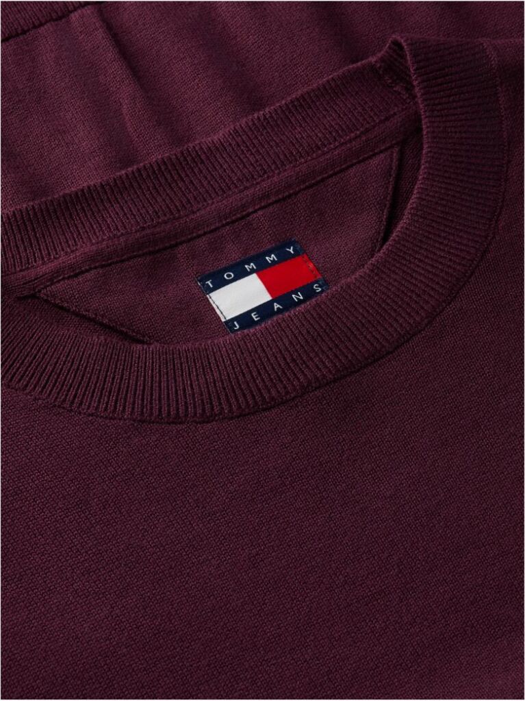 Purple Boxy Crew Neck Jumper  Women