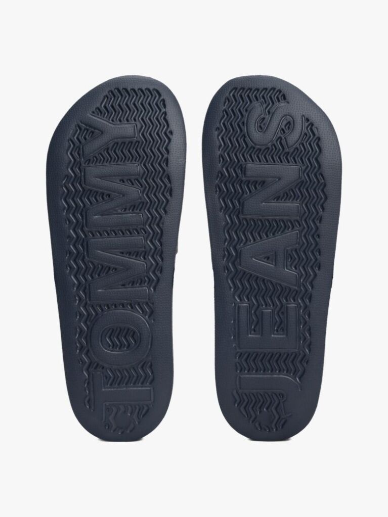 Blue Essential Flag Badge Pool Slides  Men