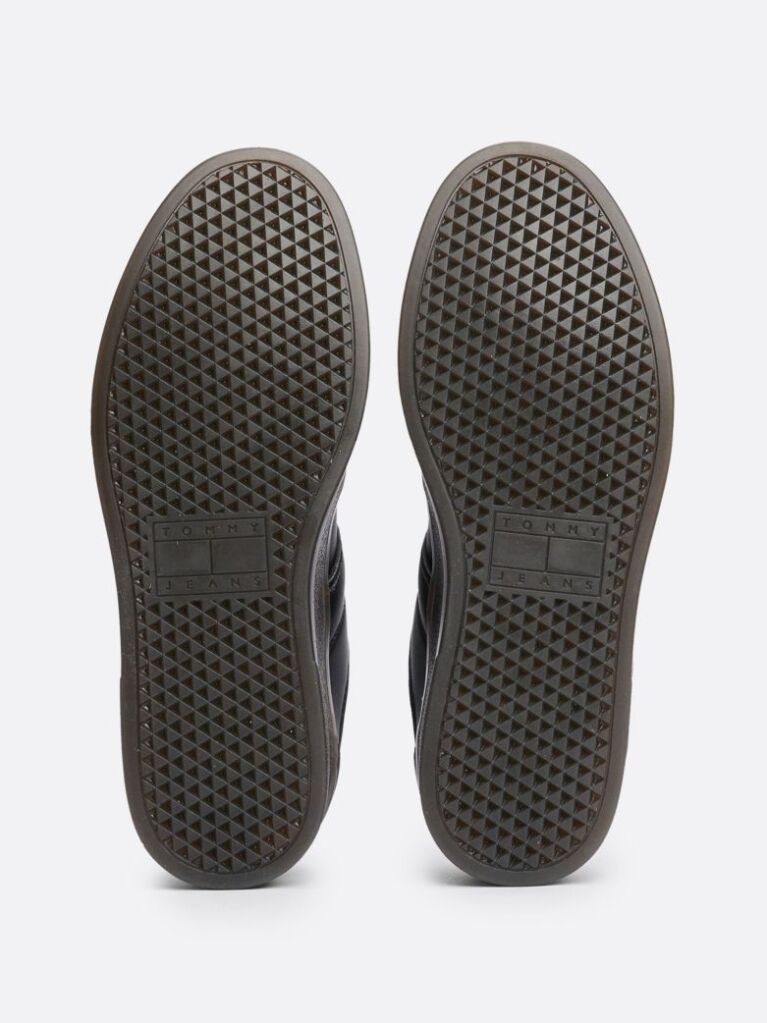 Black The Greenwich Leather Logo Trainers  Women