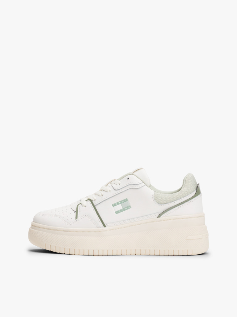 Multi Fine Cleat Platform Retro Basketball Trainers  Women