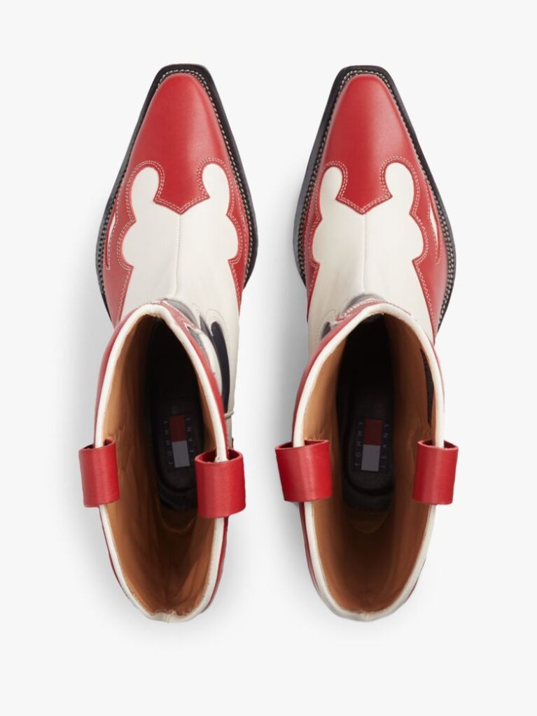 Multi Archive Leather Colour-Blocked Cowboy Boots  Women