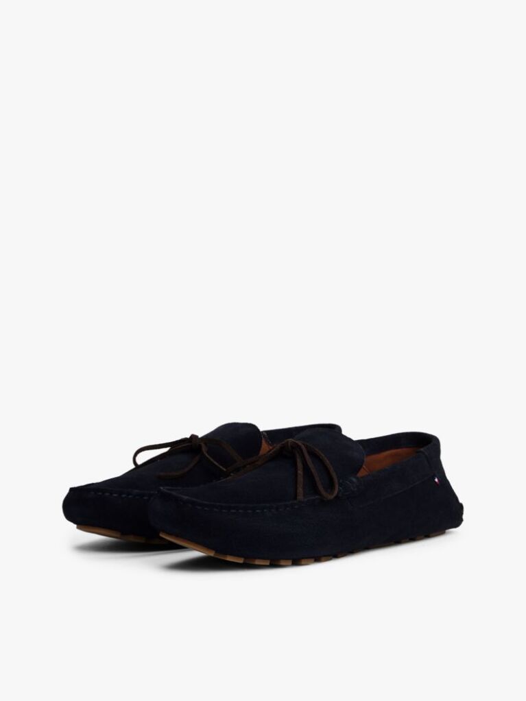 Blue Suede Cleat Driver Shoes  Men