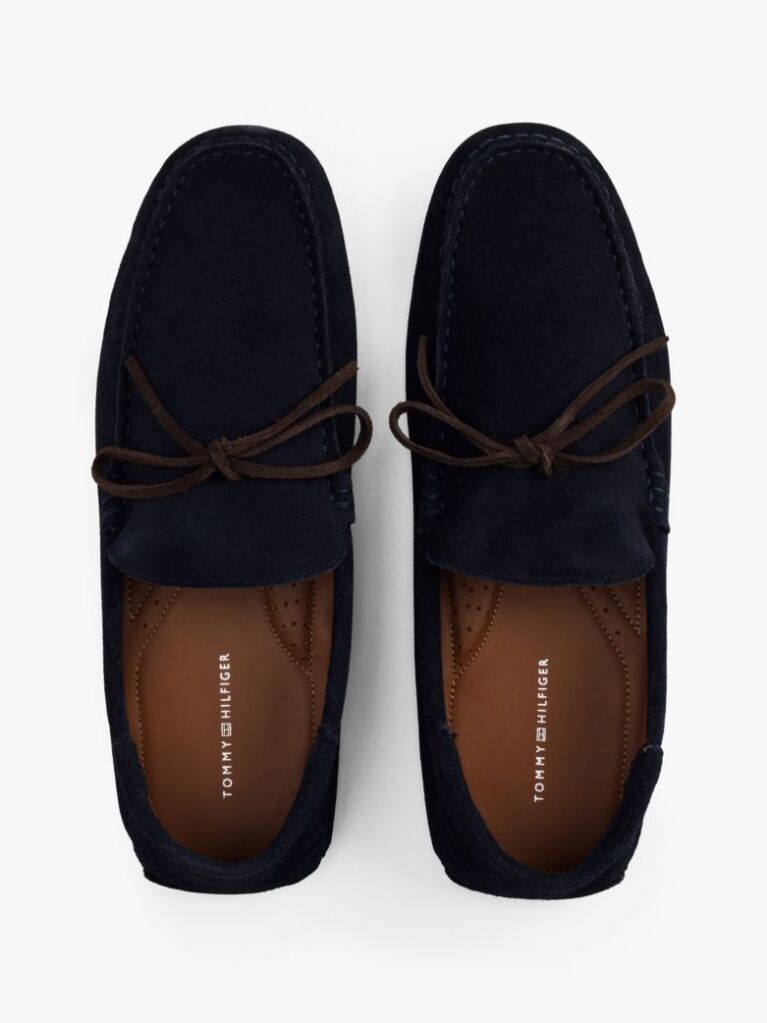 Blue Suede Cleat Driver Shoes  Men