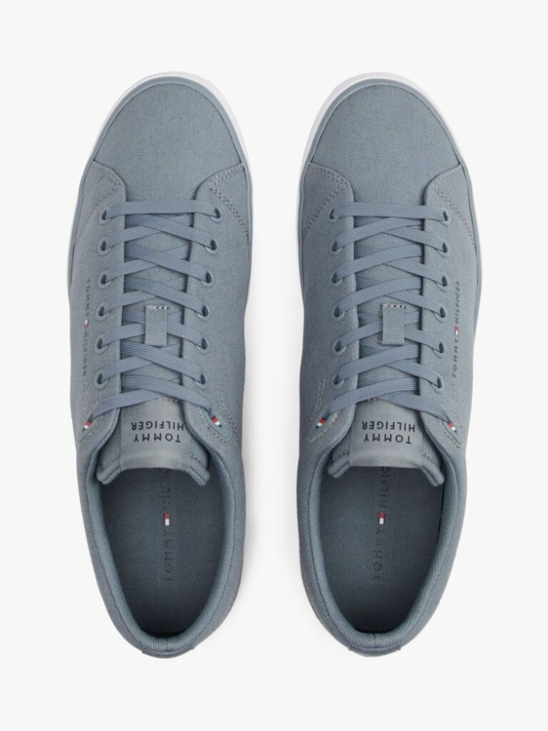 Grey Logo Patch Trainers  Men