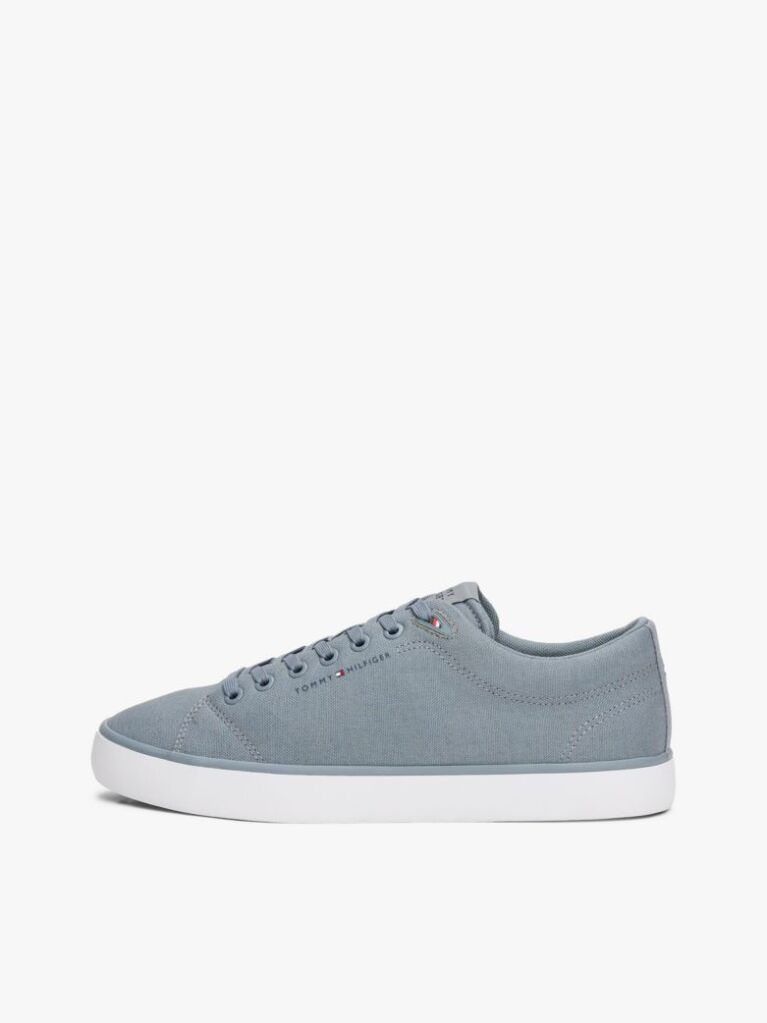 Grey Logo Patch Trainers  Men