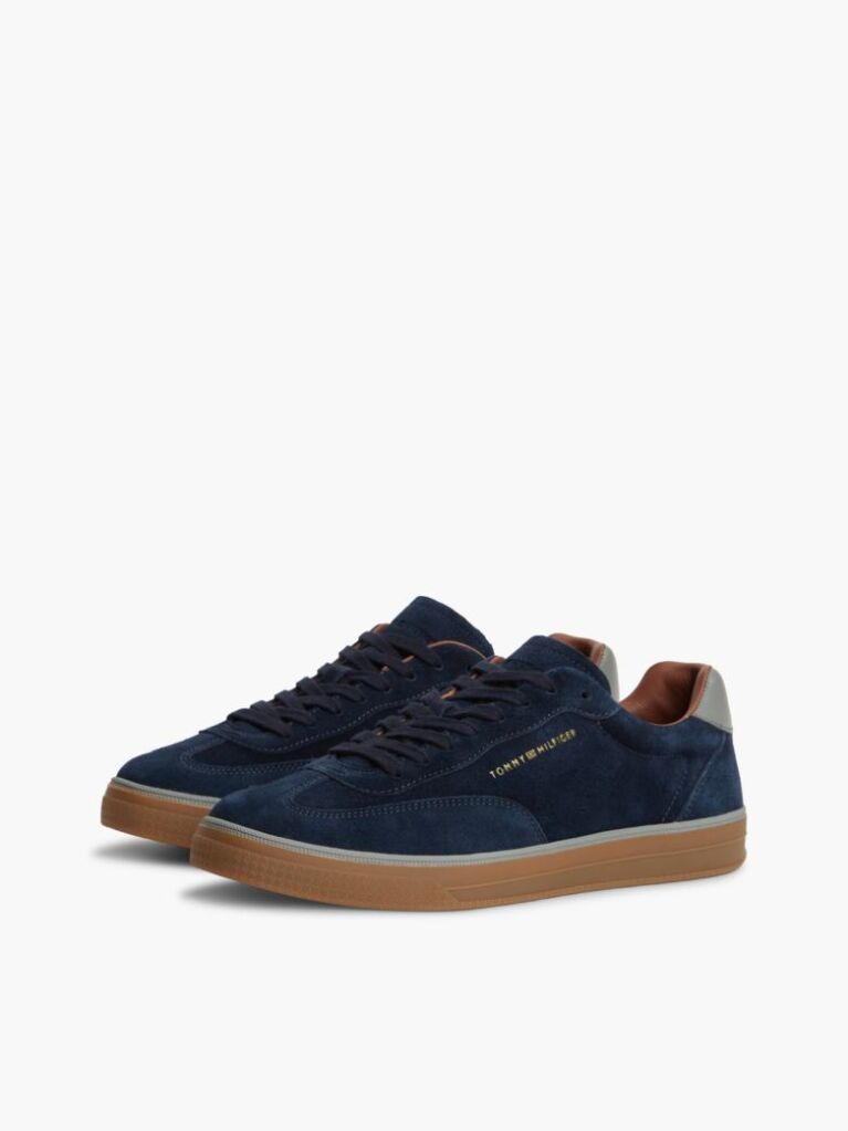 Blue New York Label Luxe Suede Trainers  Men