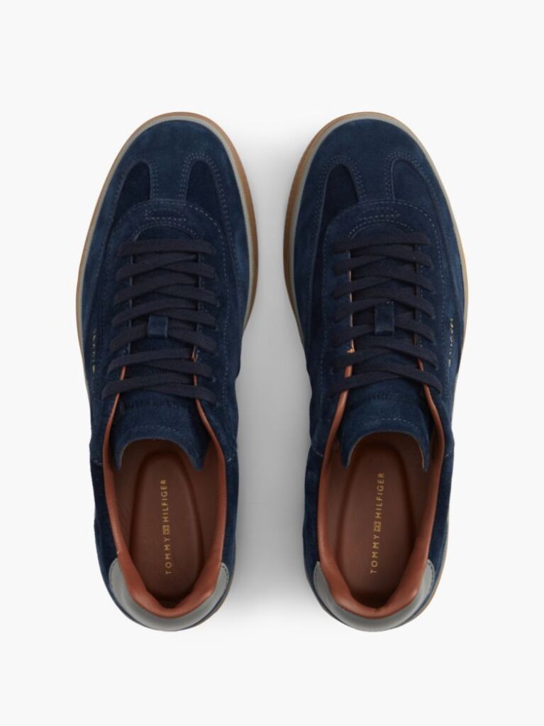 Blue New York Label Luxe Suede Trainers  Men
