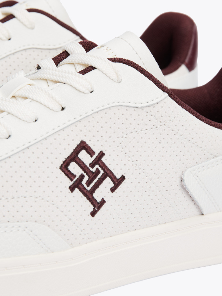 White TH Monogram Colour-Blocked Trainers  Women