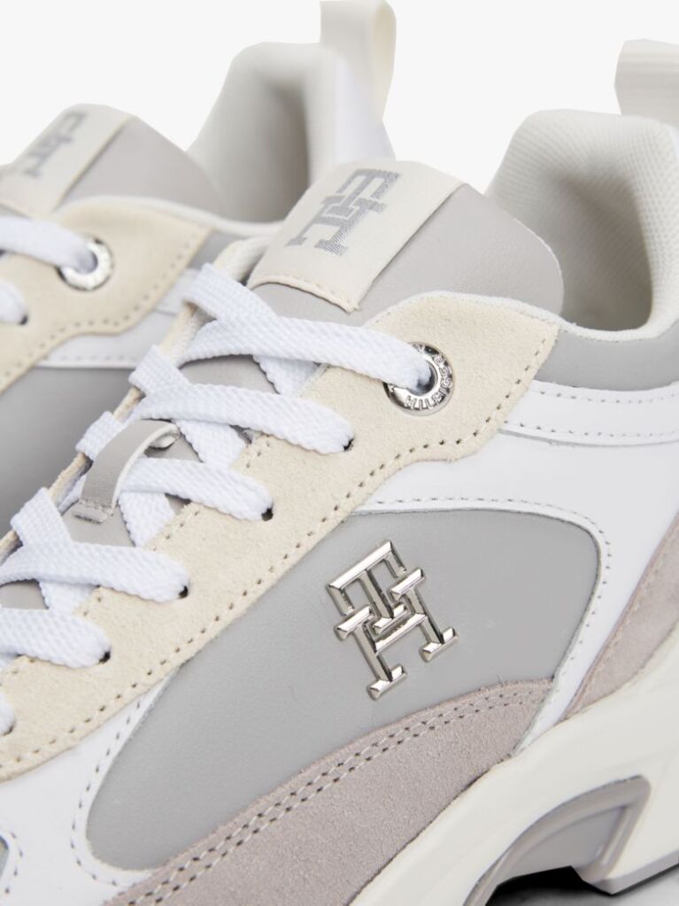 Grey TH Monogram Chunky Trainers  Women