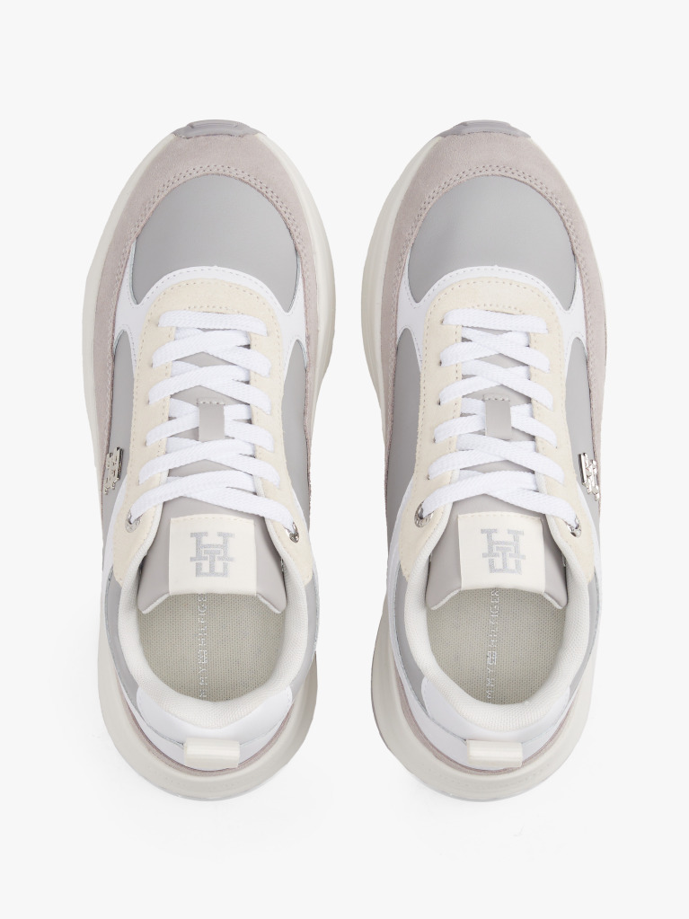 Grey TH Monogram Chunky Trainers  Women