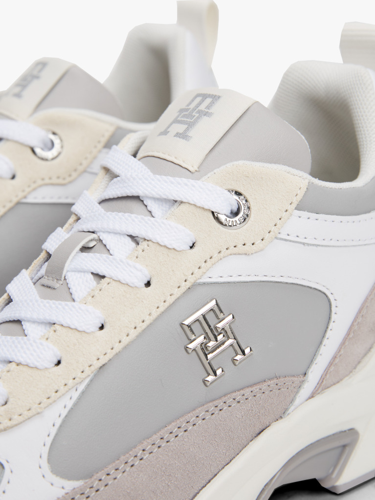 Grey TH Monogram Chunky Trainers  Women