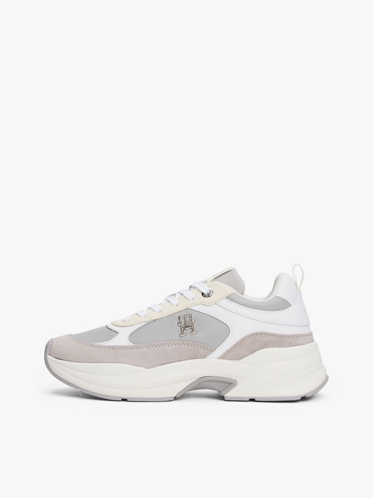 Grey TH Monogram Chunky Trainers  Women