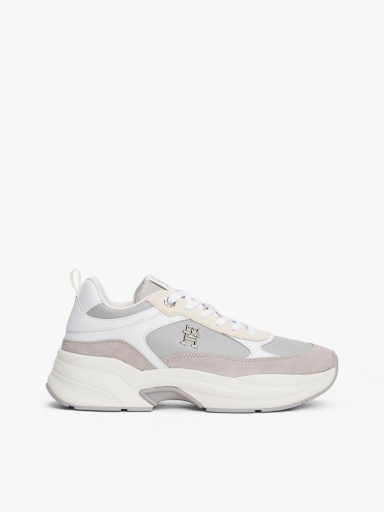 Grey TH Monogram Chunky Trainers  Women