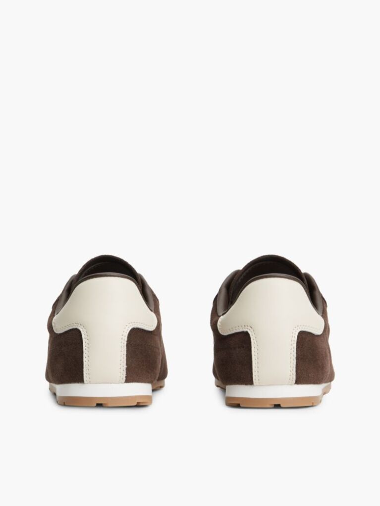 Brown Suede TH Monogram Low Profile Trainers  Women