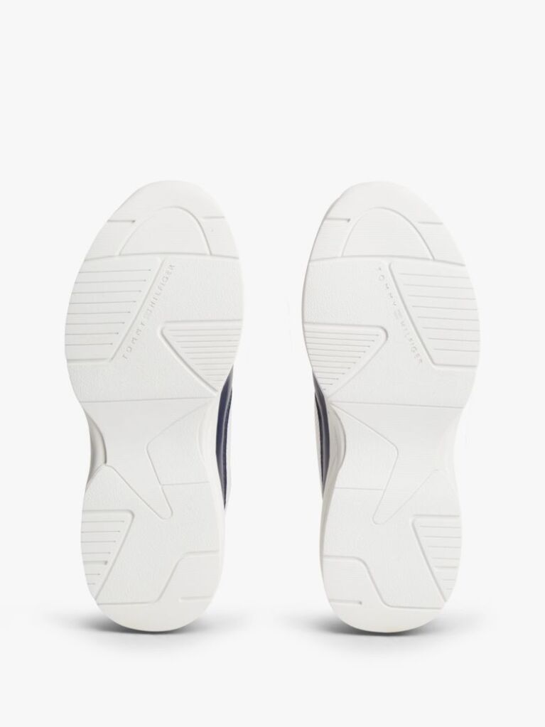 Multi TH Monogram Mixed Texture Leather Trainers  Women
