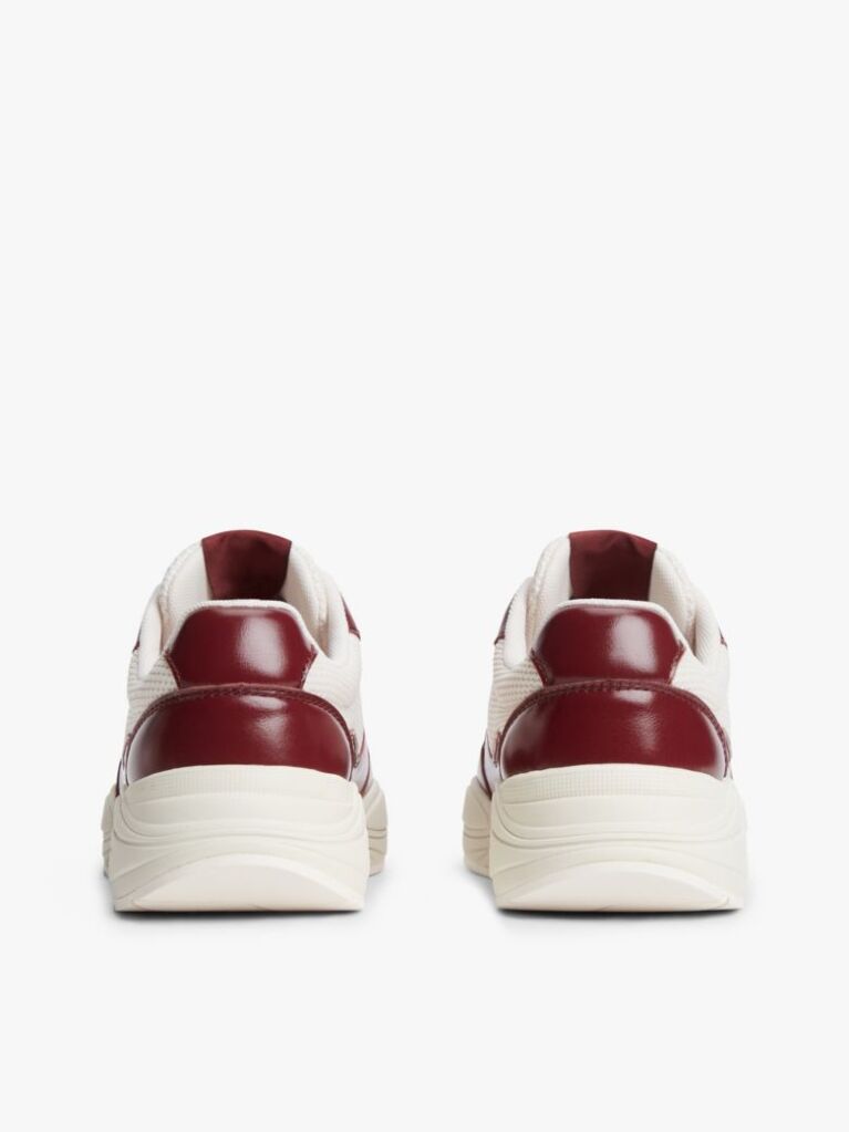 Multi TH Monogram Mixed Texture Leather Trainers  Women