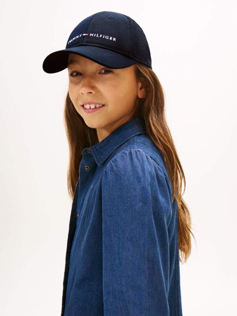 Blue Kids' Essential Logo Embroidery Twill Baseball Cap  Kids Unisex