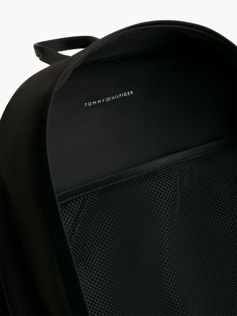 Black Kids' Essential Signature Colour-Blocked Pocket Backpack  Kids Unisex