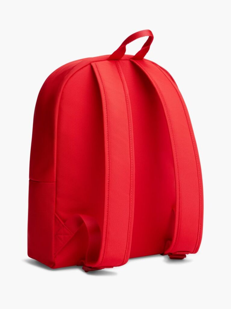 Red Kids' Essential Signature Colour-Blocked Pocket Backpack  Kids Unisex