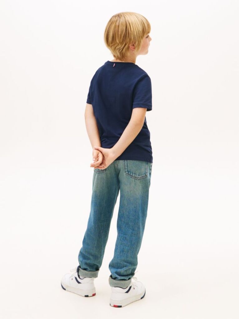 Blue ESSENTIAL ORGANIC COTTON T-SHIRT  Boys