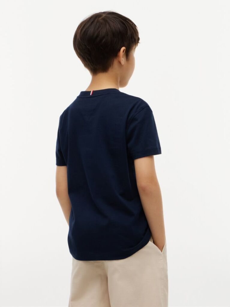 Blue Essential Organic Cotton T-Shirt  Boys