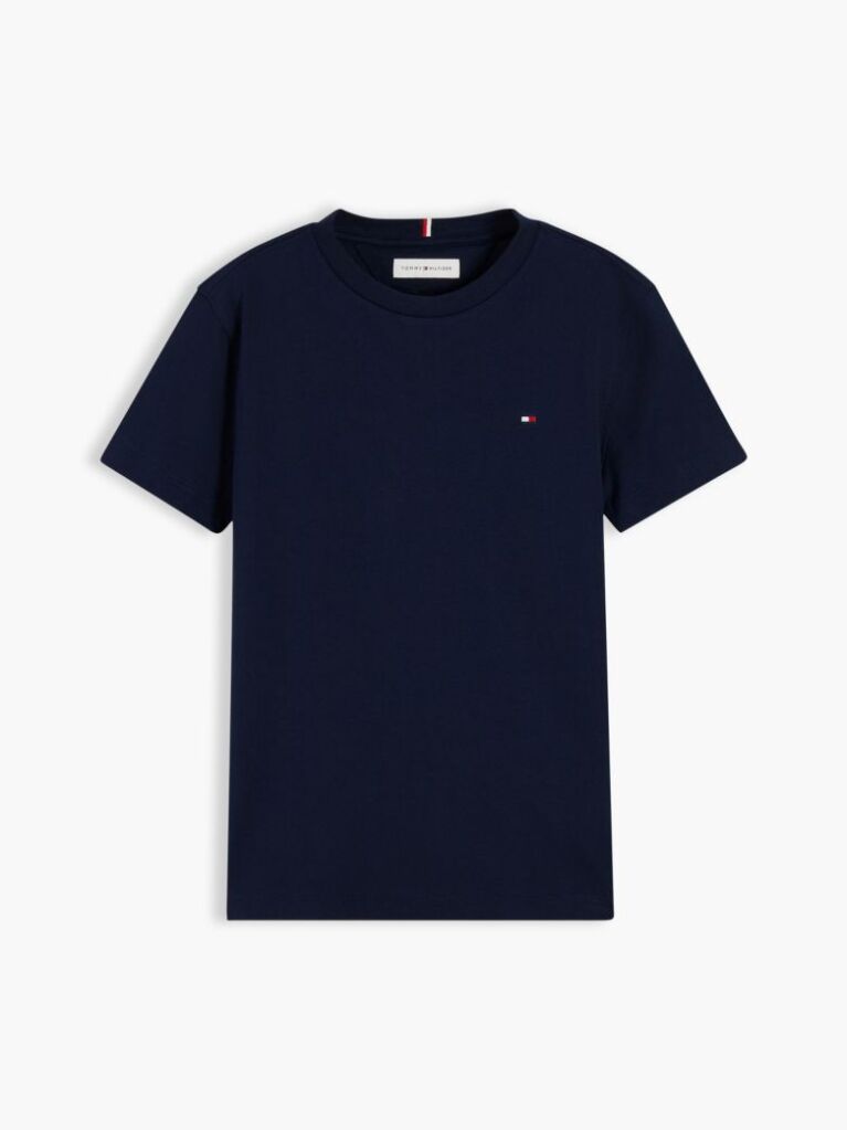 Blue Essential Organic Cotton T-Shirt  Boys