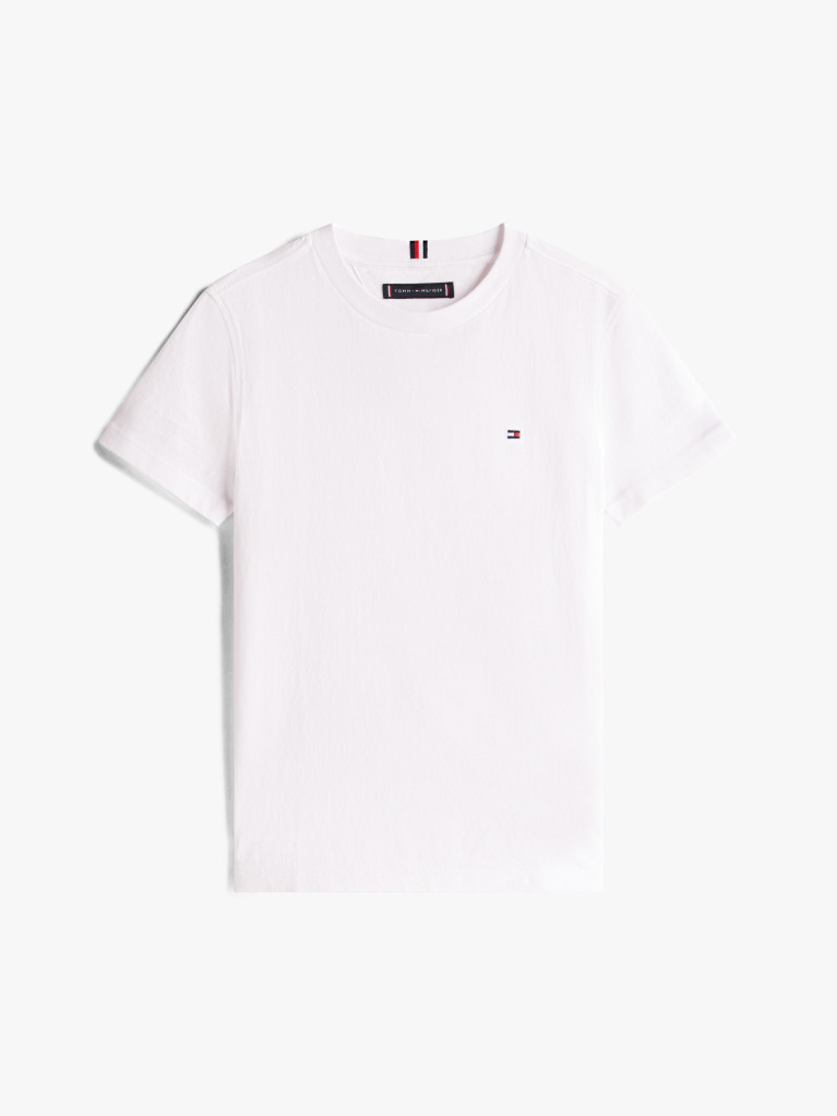 White Essential Organic Cotton T-Shirt  Boys