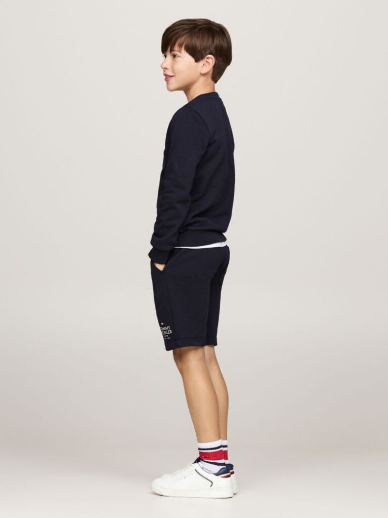 Blue Hilfiger Logo Crew Neck Sweatshirt  Boys