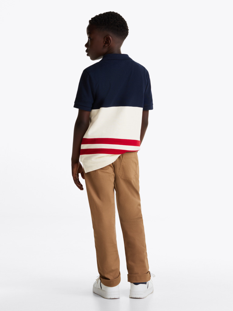 Brown Lightweight Woven Drawstring Trousers  Boys