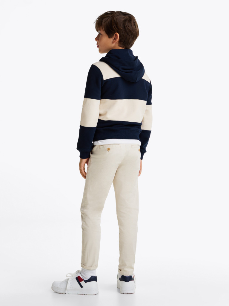 Multi Stripe Snap-Button Hoody  Boys