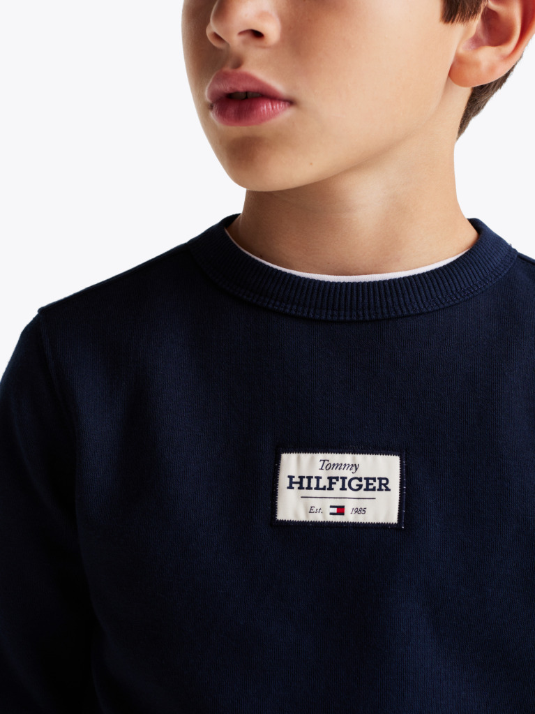 Blue 1985 Collection Patch Sweatshirt  Boys