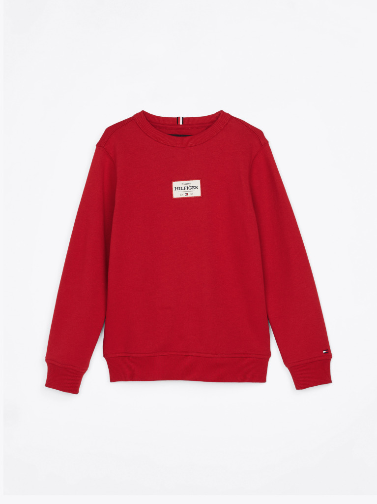 Red 1985 Collection Patch Sweatshirt  Boys