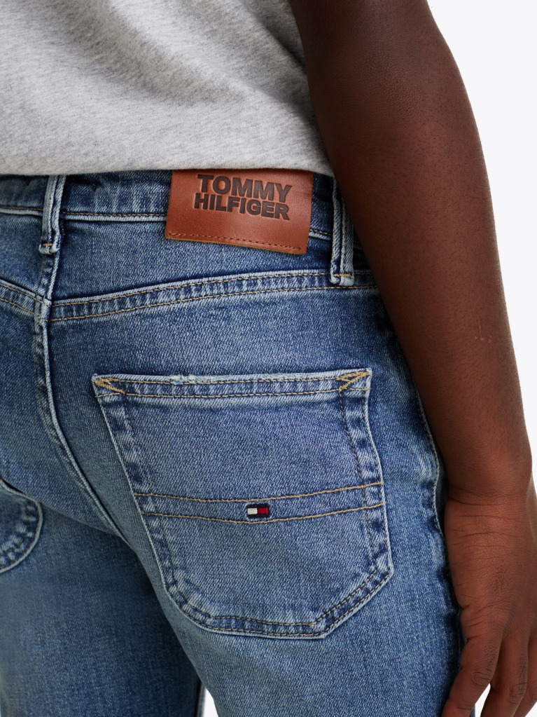 Blue Vintage Faded Straight Leg Jeans  Boys