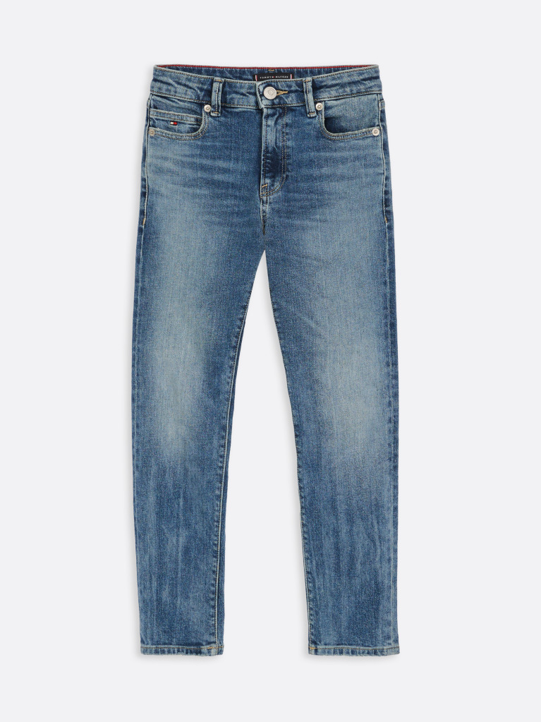 Blue Vintage Faded Straight Leg Jeans  Boys