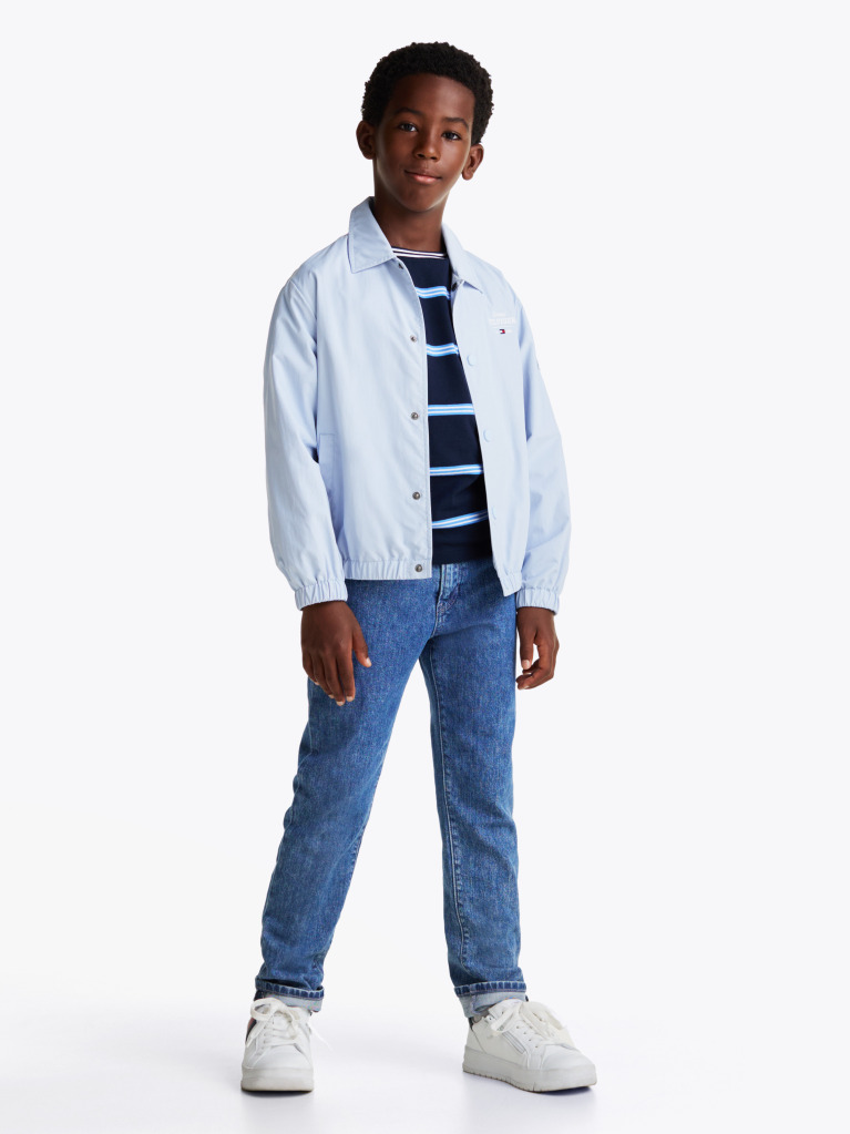 Blue Faded Straight Leg Jeans  Boys