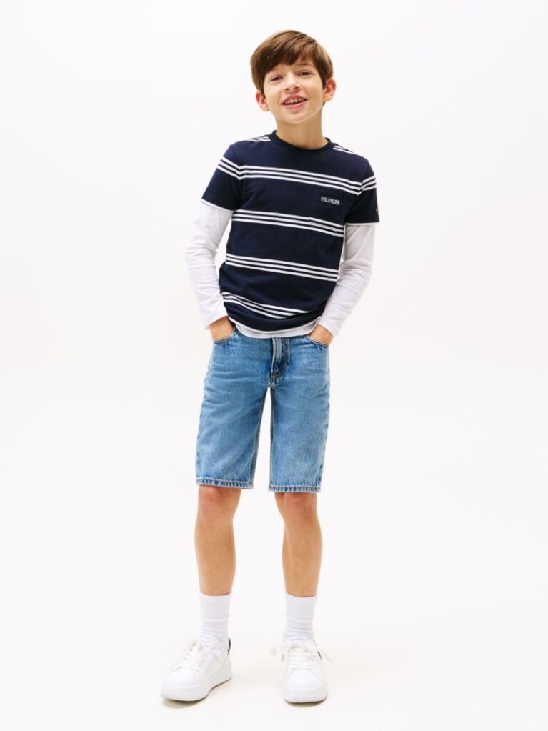 Multi Patch Pocket Pique T-Shirt  Boys