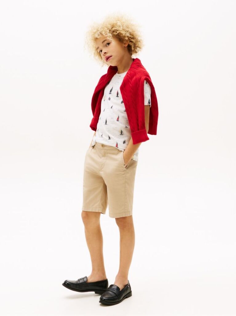 Multi Print Crew Neck T-Shirt  Boys