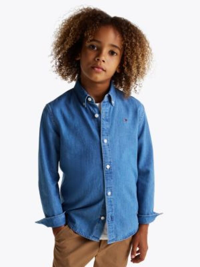 Denim Chambray Denim Shirt  Boys