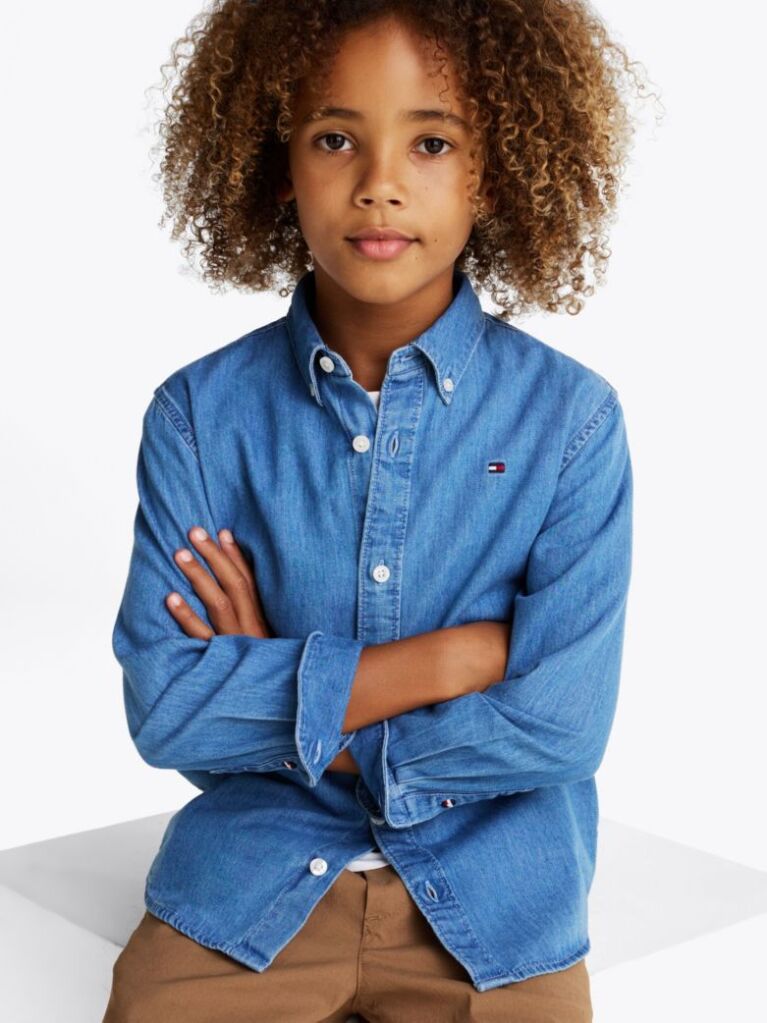 Denim Chambray Denim Shirt  Boys